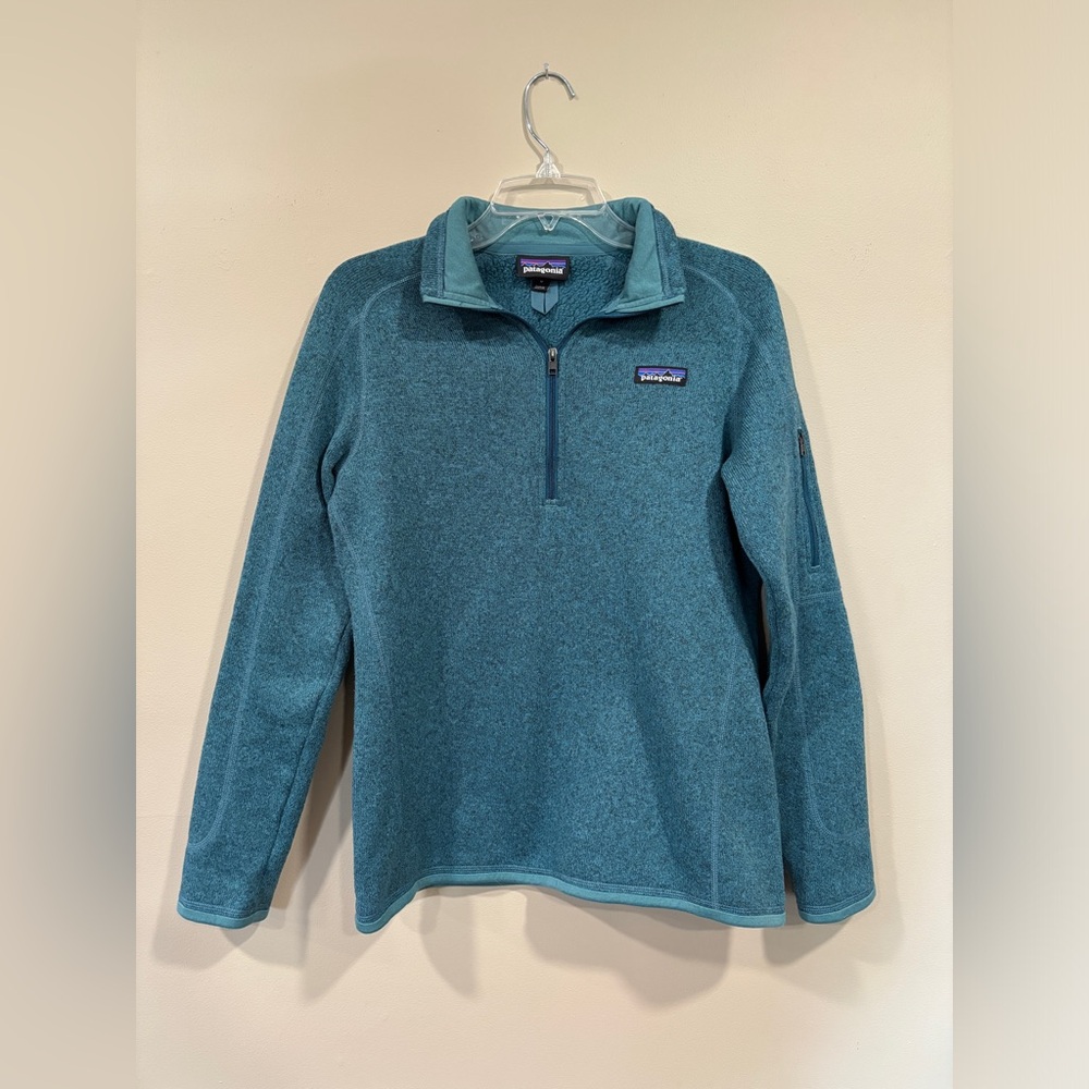 Patagonia Better Sweater Fleece Jacket Women’s 1/4 Zip Pockets Size M